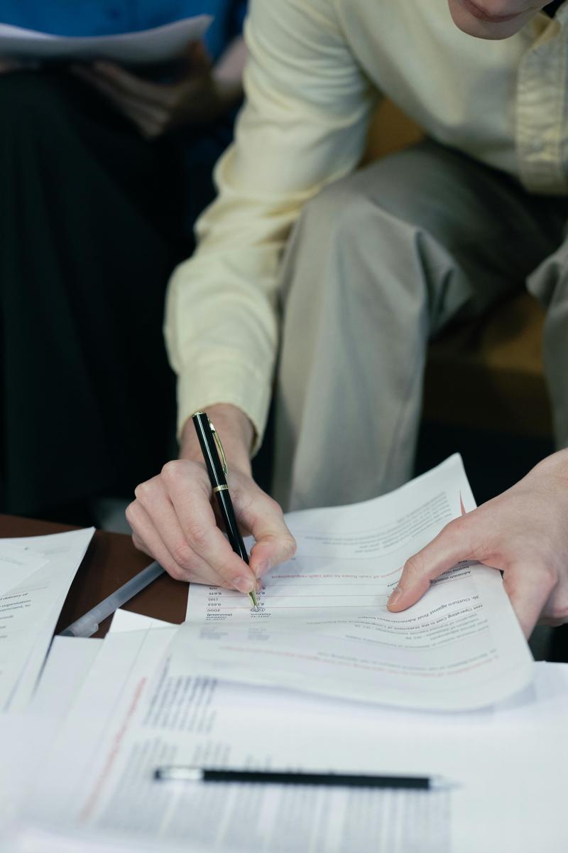 Filling documents